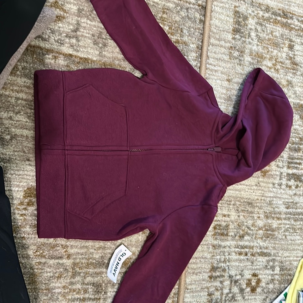 Little girls old Navy zip up hoodie
